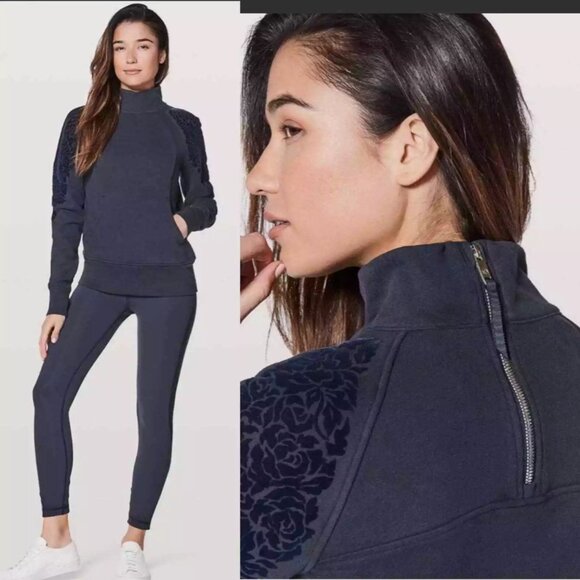 Lululemon Floral Flock Pullover Sweatshirt - Picture 2 of 4